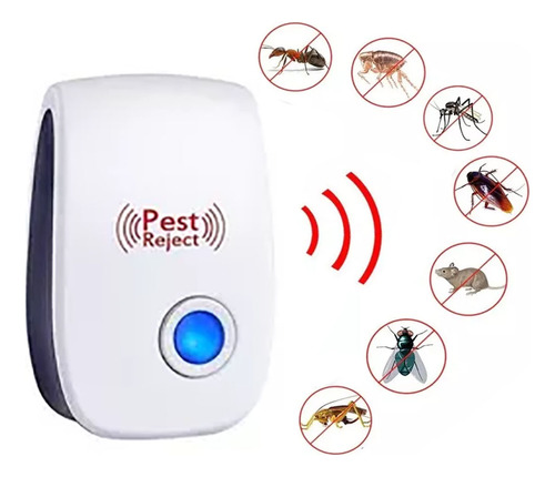 5 Repelente De Insectos Electrónico Asusta A Ratas Y Cucarac