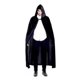 Capa Con Capucha Halloween 125 Cm Unisex Disfraz.