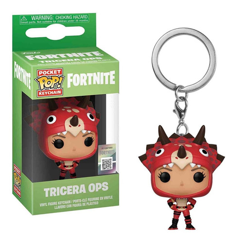 Funko Pop Keychain Fortnite Tricera Ops