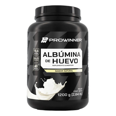 Suplemento Albumina De Huevo (1200 Gr) - Prowinner Sabor Natural | Meses sin interés