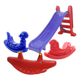 Kit Playground Parque Infantil Escorregador Gangorras Top