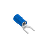 Terminal Horquilla 16-14 Awg Azul M8 (100 Un)