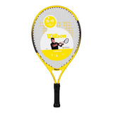 Raqueta De Tenis Wilson Junior Federer 5-10 Años Muni Depot Color Amarillo/negro Tamaño Del Grip 21