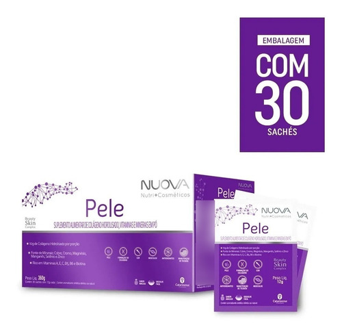 Nuova Pele Beauty Skin Colageno Hidrolisado Sach Catarinense