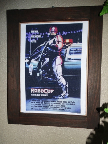 Poster Robocop (1987) Impreso En Tela.
