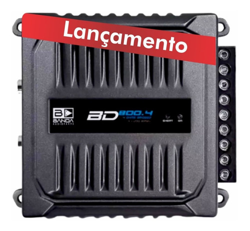 Amplificador Potencia 800w Banda 800x4 Digital 2 Ohms 800.4