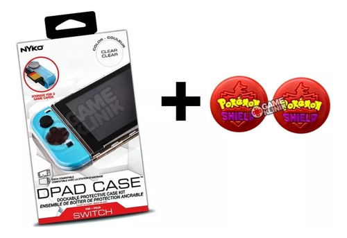 Acrílico Funda Protector Case + Grips Nintendo Switch 01