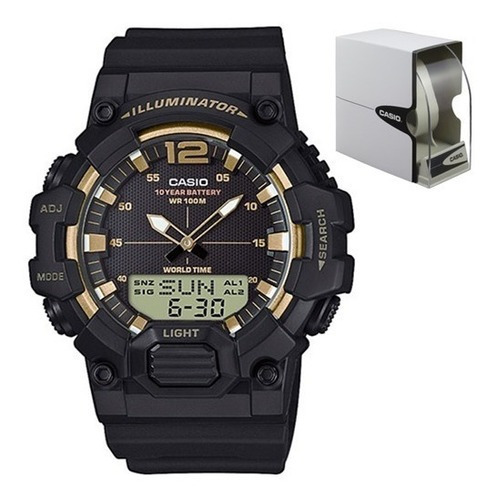 Reloj Casio Hdc 700 Dorado Memorias Alarma Sumergible 100m