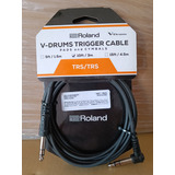 Cable Roland V-drums P/ Triggers, Pads, Platillo, Bombo 3m