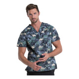 Polera Clínica Estampada Hombre Dk725 Cmfg Dickies