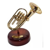 Saxofón Adorno Musical 18 Cm Centro De Mesa Decoración