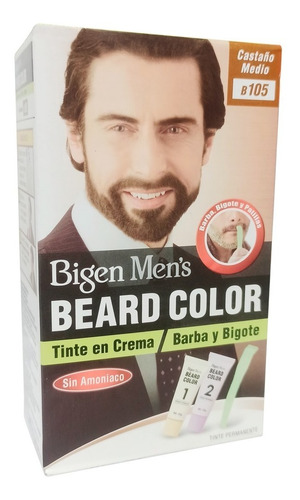 Bigen B105 Tinte Para Barba Y Bigote Castaño Medio