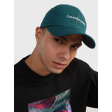 Gorra Verde De Hombre Logo Bordado Calvin Klein