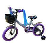 Bicicleta Rodado 14 Infantil Regulable Ruedas Reforzadas 