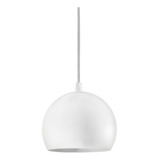 Lampara Moderna Colgante 1 Luz Led Blanco Negra Living