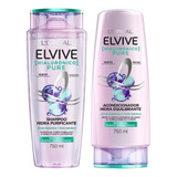 Combo Elvive Hialurónico Pure Shampoo Y Acondicionador 750ml