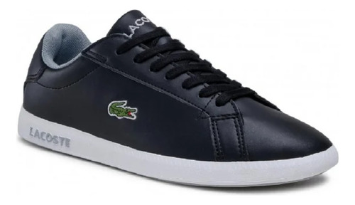 Tenis Lacoste Graduate 0721 1 Suj Negro/blanco 