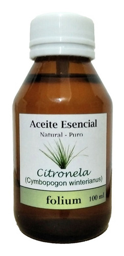 Aceite Esencial De Citronella Citronela Natural Puro 100 Ml