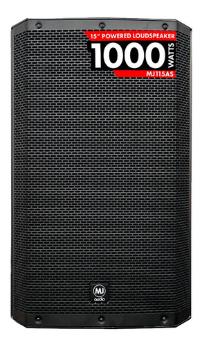 Caixa De Som Mj Audio Mj115 Ativa 1000w Dsp Nova 