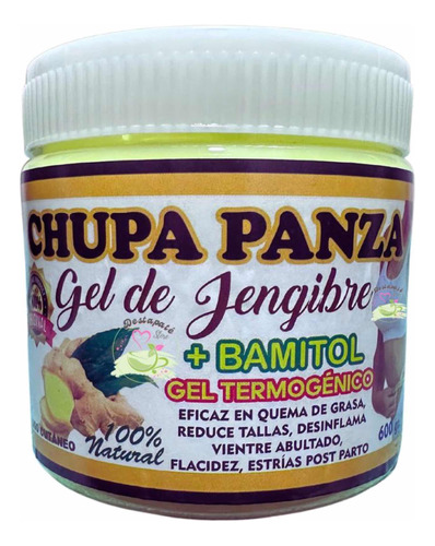 Chupa Panza Gel Reductor De Jengibre // Oferta!!!!!