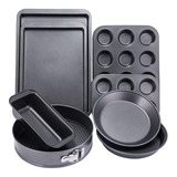 Set De Moldes Para Hornear Repostería 8 Piezas Shi-narce