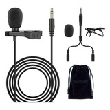 Mini Microfono Solapa Celulares 3.5mm Aux Lavalier Gamer Mic