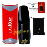 Boquilha Sax Soprano Pnoir 5 Barkley Som Erudito + Brindes