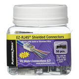 Conector Ez-rj45 Blindado Con Tierra Interna, 50 Unidades.