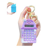 Mini Calculadora Digital Portátil Para Niños Llavero 