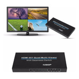 1080p Dc 4x1 Hdmi Quad Multi-viewer Convertidor Sin Costuras