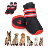 Zapatos Transpirables Para Perros Pequeños - 4 Botas Para P