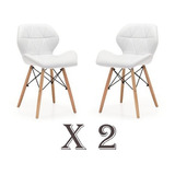  Silla X 2 Eames Soft Acolchada Tapizada Muy Comodas !!