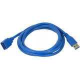 Cabo Extensor Usb 3.0 Azul 3 Metros