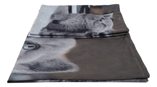 Bonito Juego De Cama, Funda De Almohada Y Colcha Con Estampa