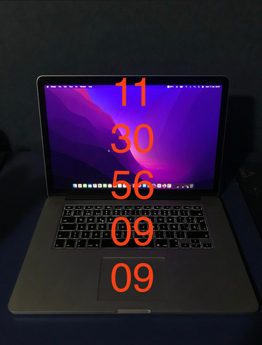 Macbook Pro Retina 15 (mid 2015) I7 2,5 Ghz 16gb 512gb Ssd