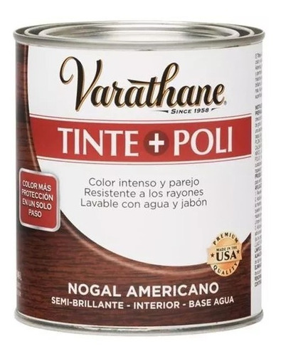 Poliuretano Color Varathane Tinte + Poli 0,946 L Rust Oleum