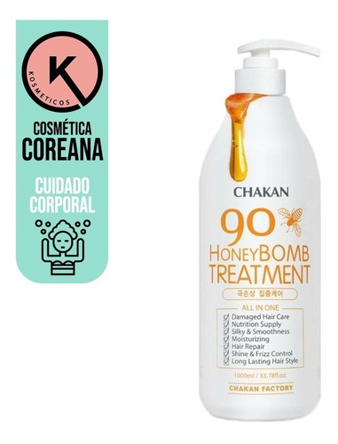 Acondicionador Reparación Profunda 90%miel Cosmética Coreana