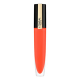 L'oréal Paris Labial Liquido Matte Rouge  Parisian Sunset 129 I Lead