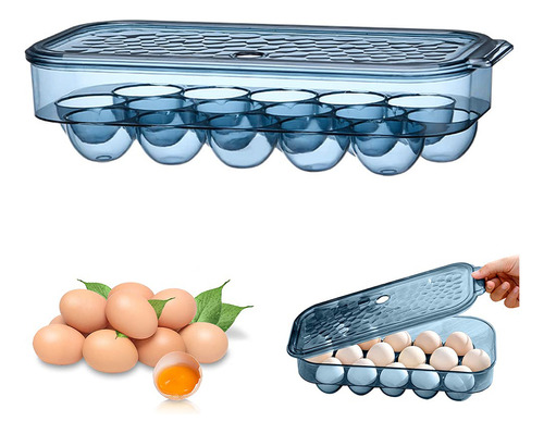 Caja De Almacenamiento Organizadora Con Soporte Para Huevos