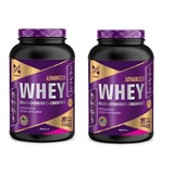 Combo 2 Advanced Whey Proteina Xtrenght 4lbs  Isolado Blend
