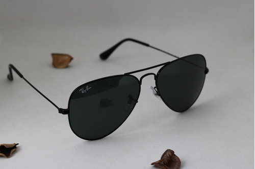 Ray Ban Aviador Gota Mediana Negra Fotos Reales !! 12 Msi !!