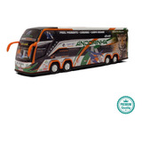 Miniatura Ônibus Andorinha G8 Pantanal Bus 4 Eixos 30cm