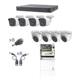 Kit Turbohd 1080p / Dvr 8 Canales / 4 Cámaras Bala(exterior)