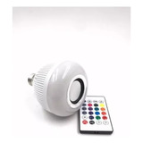 Lampada Musical Bluetooth Led Rgb Com Controle E Caixa De So