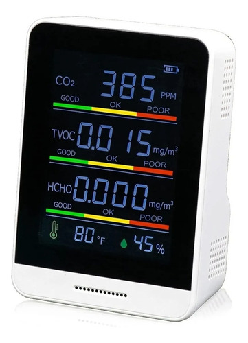 Monitor Medidor Dioxido Carbono Aire Temperatura Humedad Co2