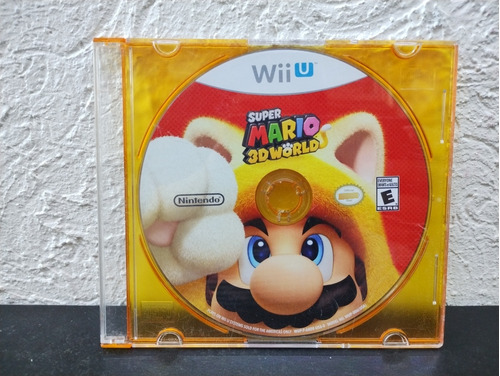 Super Mario 3d World Wii U Nintendo Original Solo Disco