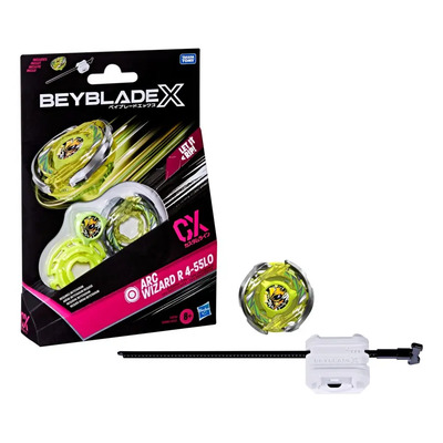 Beyblade Hasbro Arc Wizard, Trompo de Batalla con Lanzador X 2.0 Amarillo | Meses sin interés