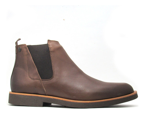 Zapato Ringo Chelsea 01 Cuero Natural Caña Alta