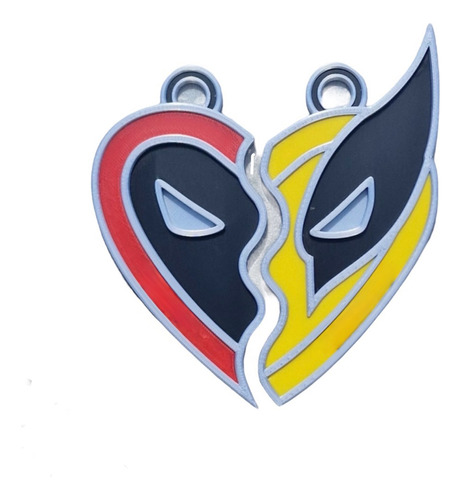 Collar Deadpool Y Wolverine Deadpool X Wolverine Con Cadena