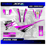 Kit Calcos - Gráfica Yamaha Xtz 125 Grueso Competicion Mate